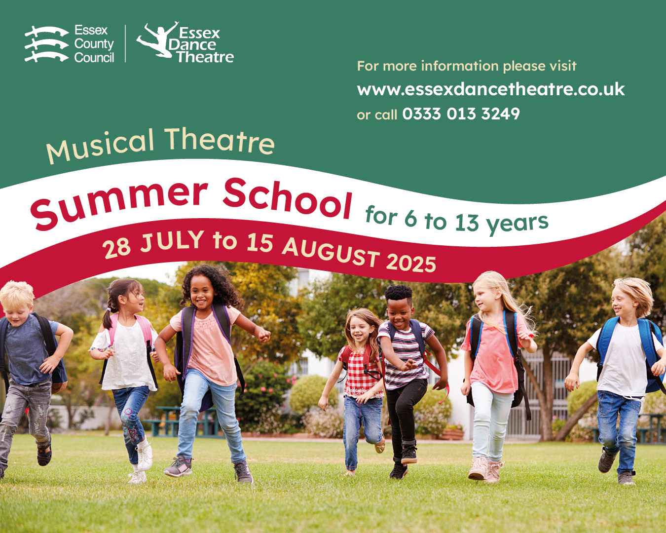 Musical Theatre Summer School advert 